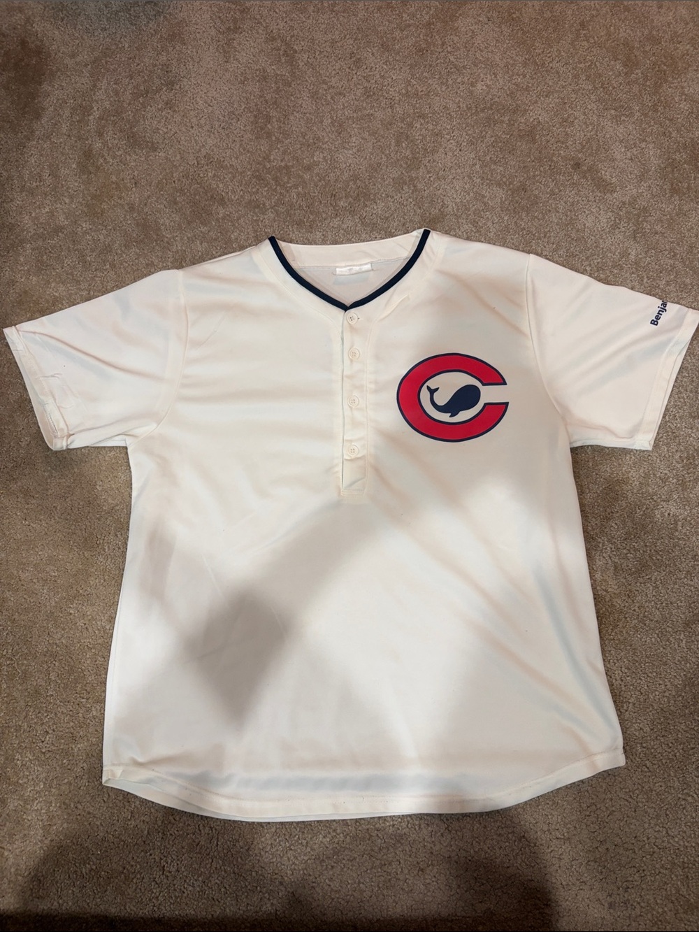 Chicago Cubs Benjamin Moore Chicago Whales 🐳 Throwback Jersey Giveaway XL